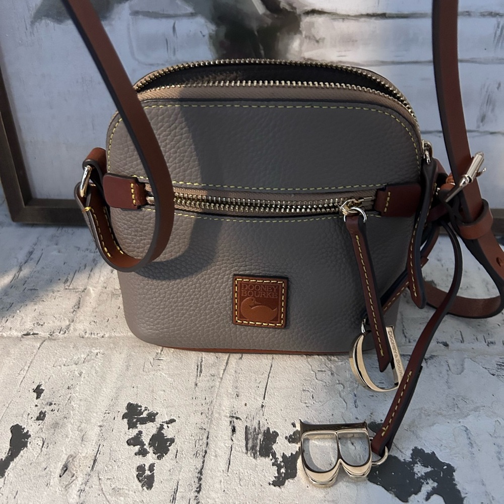 Dooney & Bourke Taupe Crossbody Bag